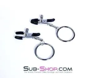 0670ZG      Adjustable Nipple Clamps with Weight Hanging Rings