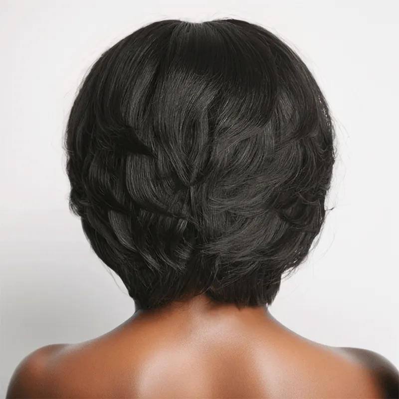 13x6 T Part Lace Elegant Short Pixie Cut Boss Vibe Minimalist Bob Wig
