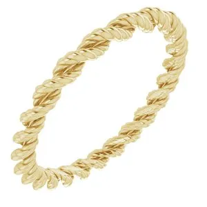 14K Yellow Band Size 7.5