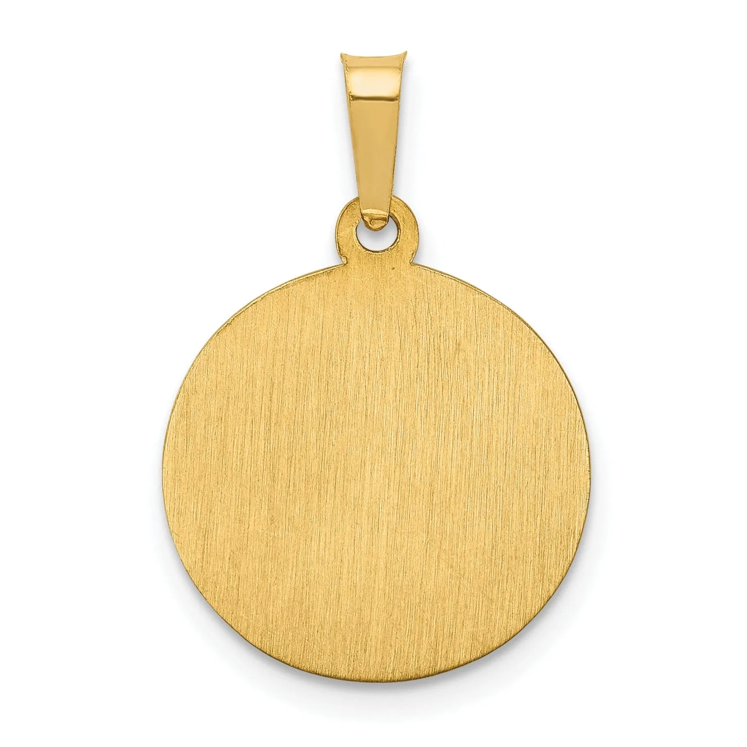14k Yellow Gold Saint Peter Medal Pendant