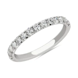 14kt Gold Four Prong Split Prong Half Eternity Band