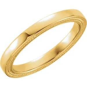 18K Yellow Matching Band Size 6.5