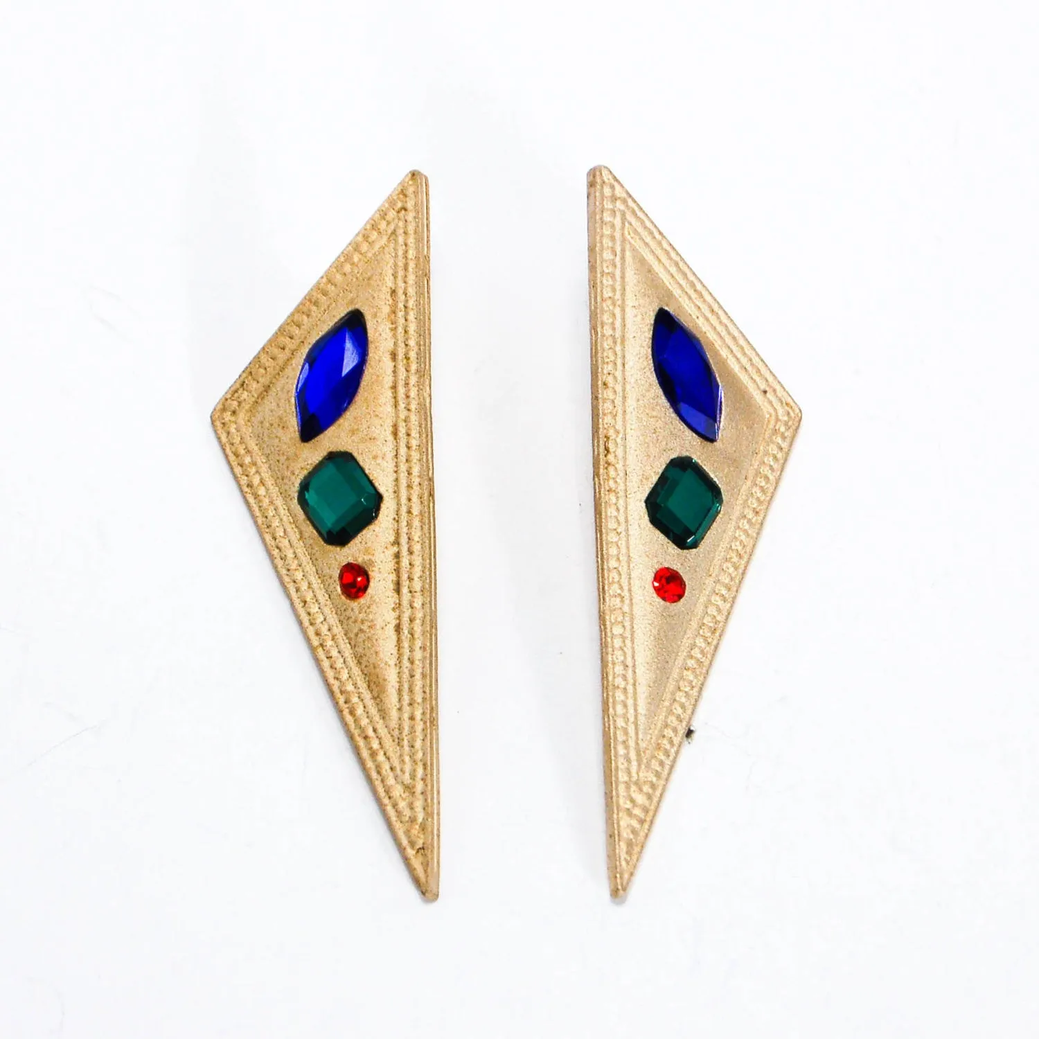 1980s Dagger Statement Earrings by Park Lane
