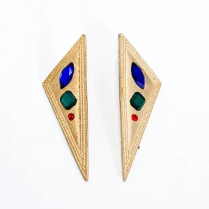 1980s Dagger Statement Earrings by Park Lane