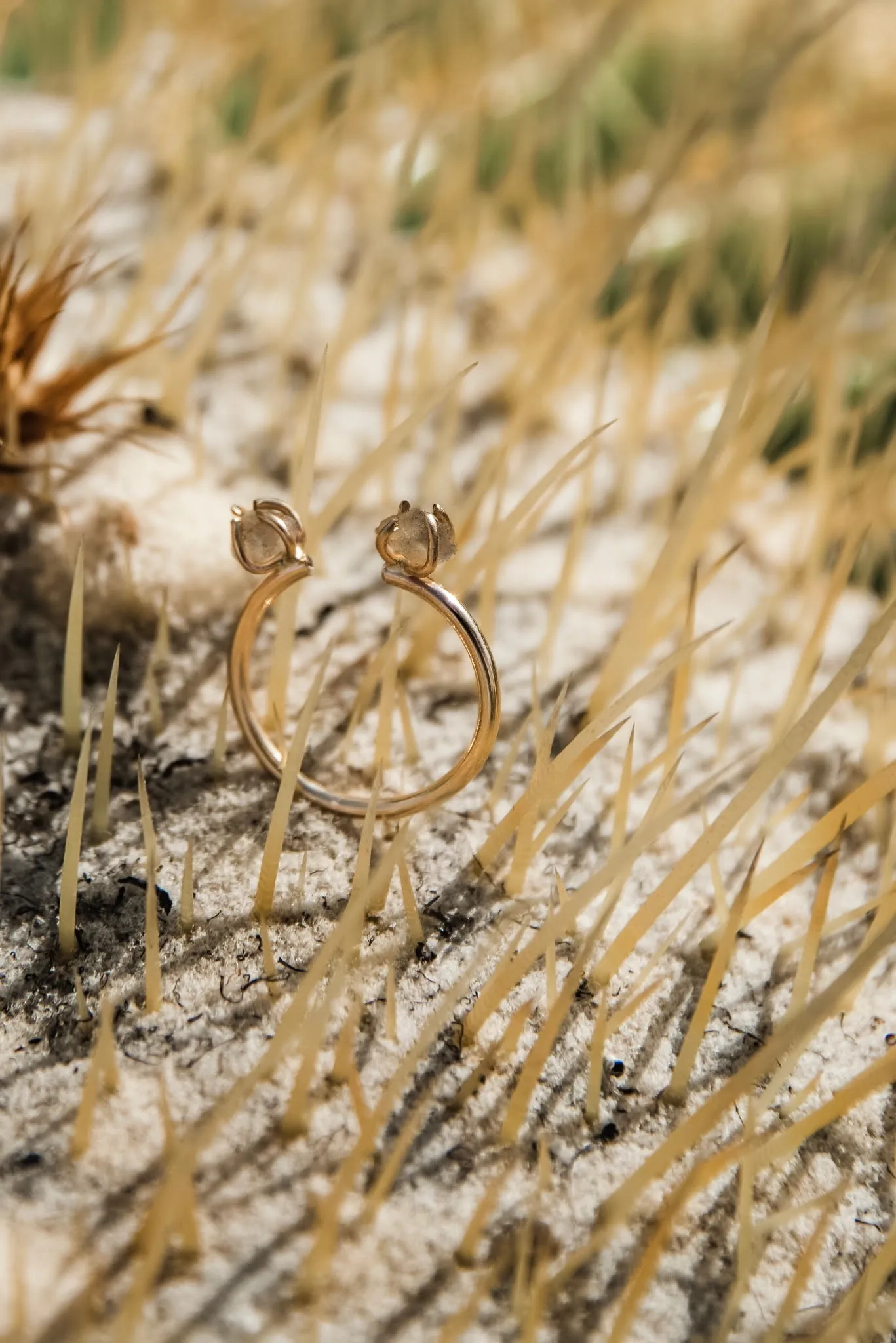 2 Stone Cuff Ring