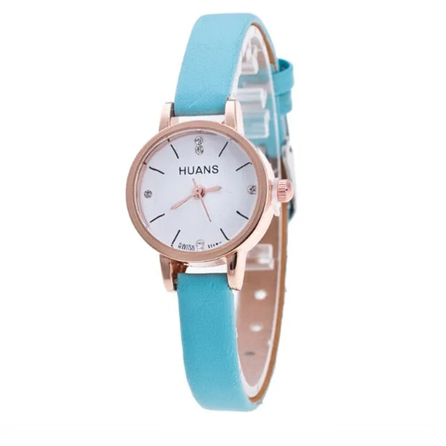 2019 Minimalist Fashion Woman Fine Strap Watch Travel Souvenir Birthday Gifts Free shipping & Wholesale