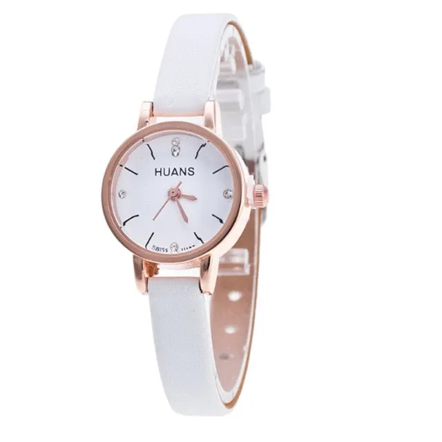 2019 Minimalist Fashion Woman Fine Strap Watch Travel Souvenir Birthday Gifts Free shipping & Wholesale