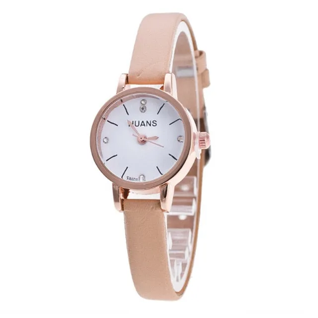 2019 Minimalist Fashion Woman Fine Strap Watch Travel Souvenir Birthday Gifts Free shipping & Wholesale