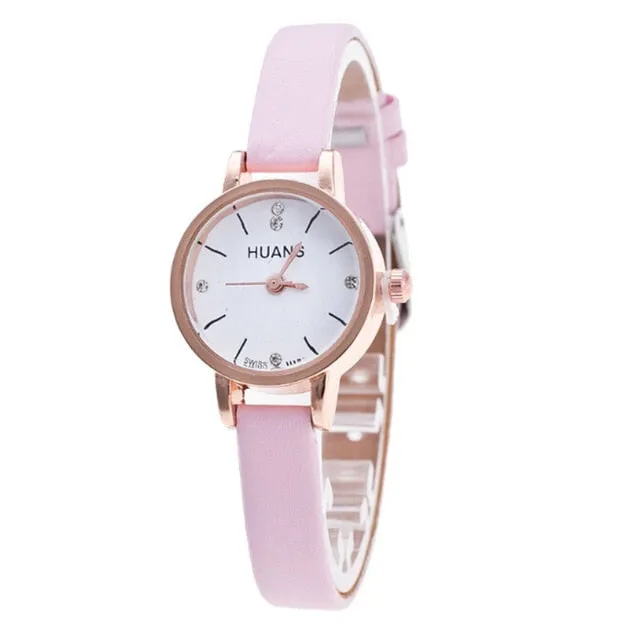 2019 Minimalist Fashion Woman Fine Strap Watch Travel Souvenir Birthday Gifts Free shipping & Wholesale