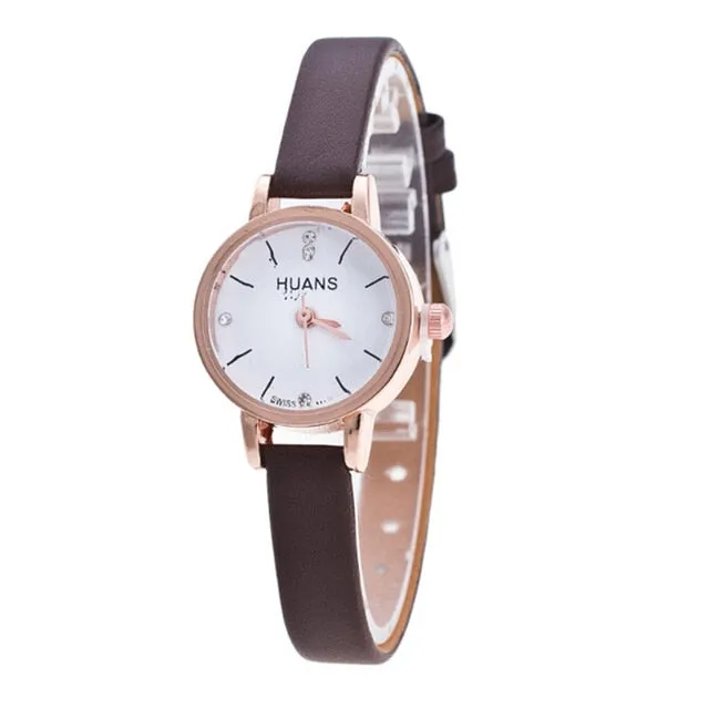 2019 Minimalist Fashion Woman Fine Strap Watch Travel Souvenir Birthday Gifts Free shipping & Wholesale