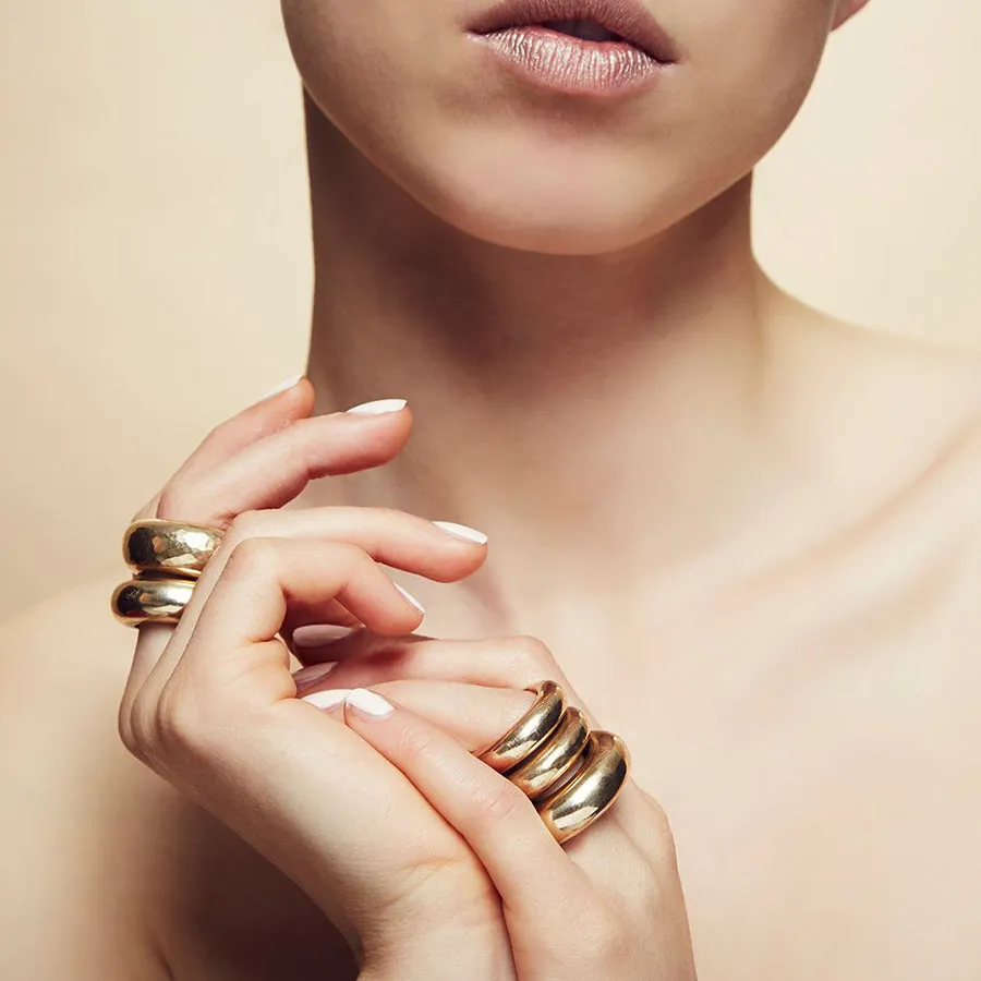 5mm Bronze Organic Ring