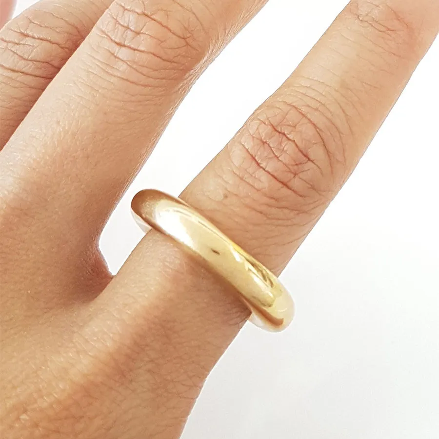 5mm Bronze Organic Ring