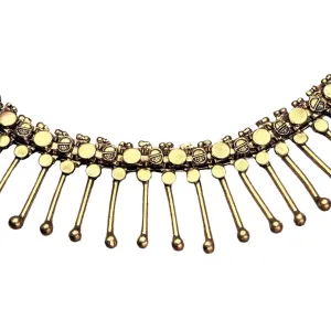 Adjustable Indian Tribal Pure Brass Necklace