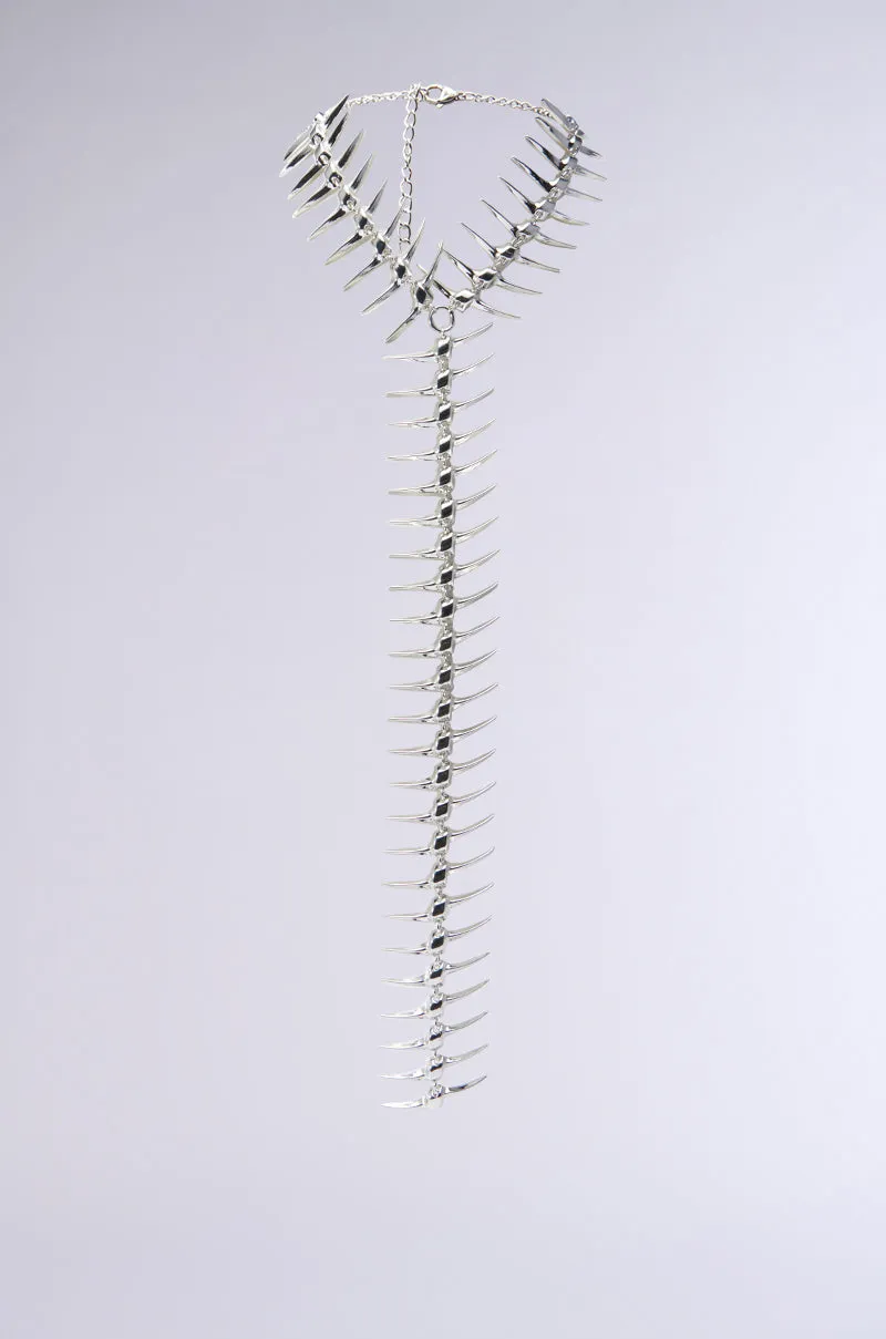 ALL DOWN MY BACK STATEMENT NECKLACE