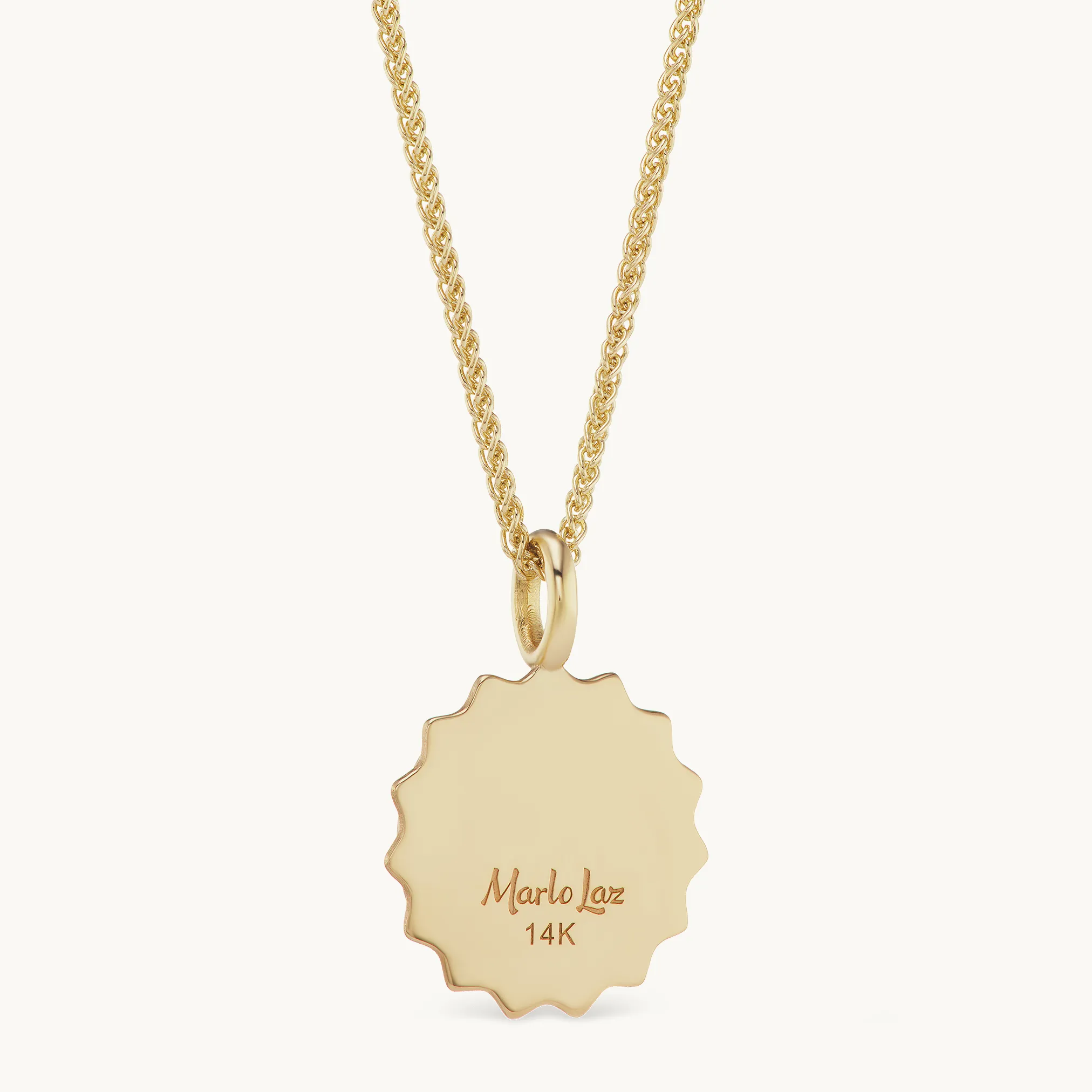 Alphabet Coin Necklace