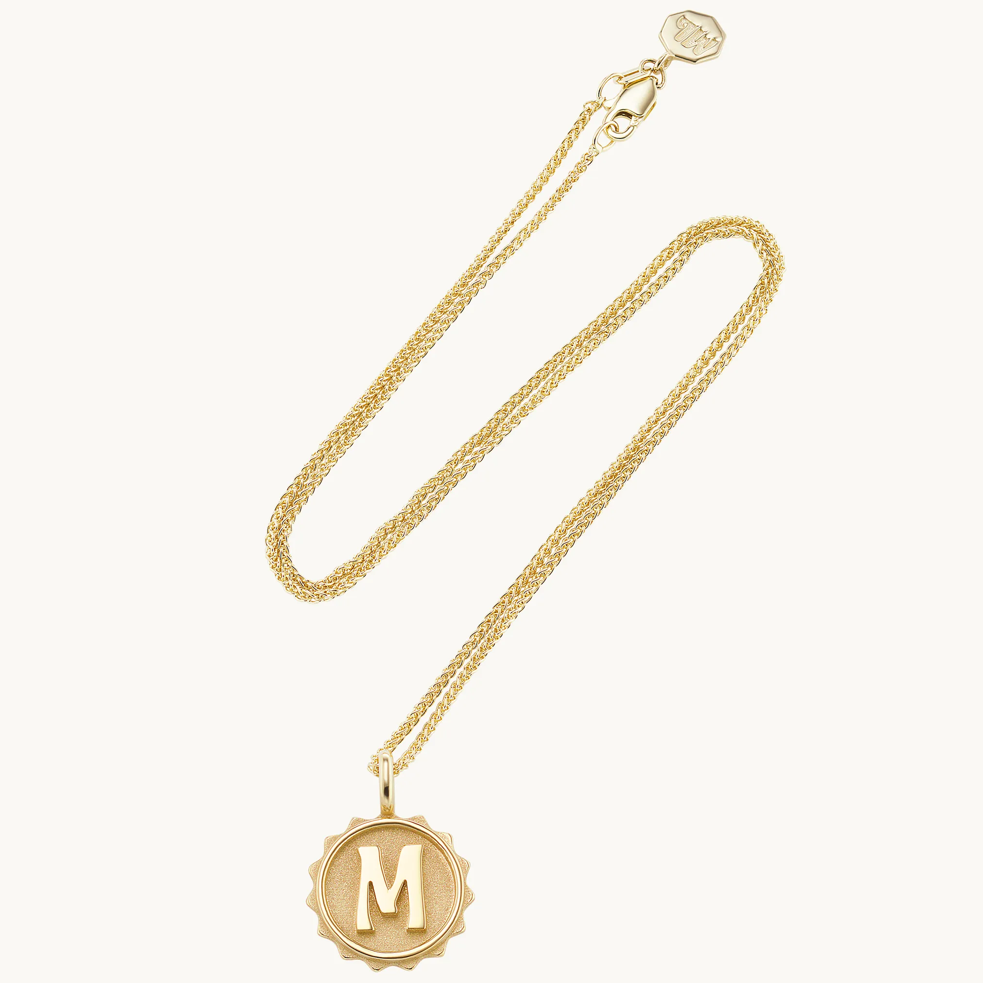 Alphabet Coin Necklace