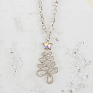 Angelica Christmas Tree Pendant Necklace