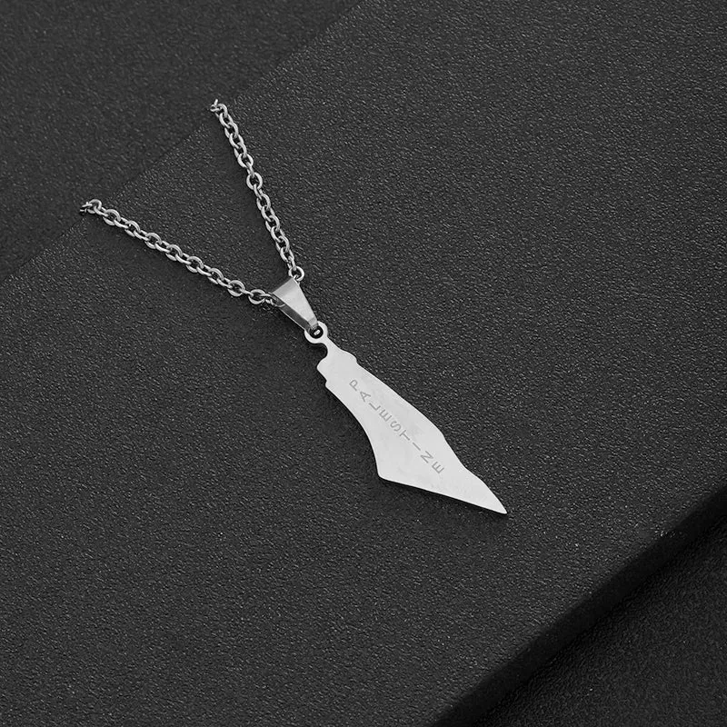 Arabic Palestine Map Pendant Necklaces Stainless Steel Gold Silver Color Middle East Men Women Ethnic Jewelry Gift