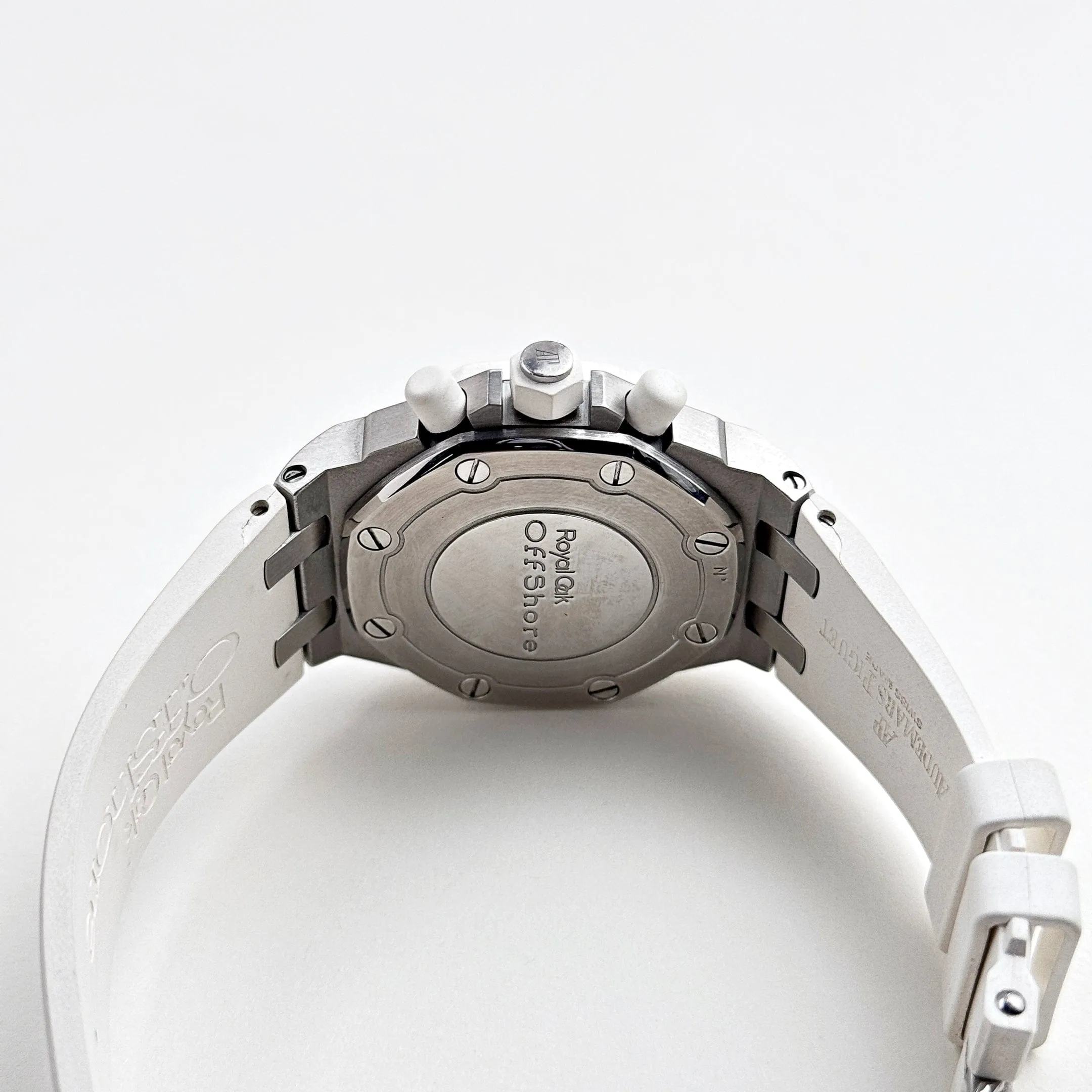 Audemars Piguet Royal Oak Offshore 26048SK.ZZ.D010CA.01 Stainless Steel White Dial Diamond Bezel
