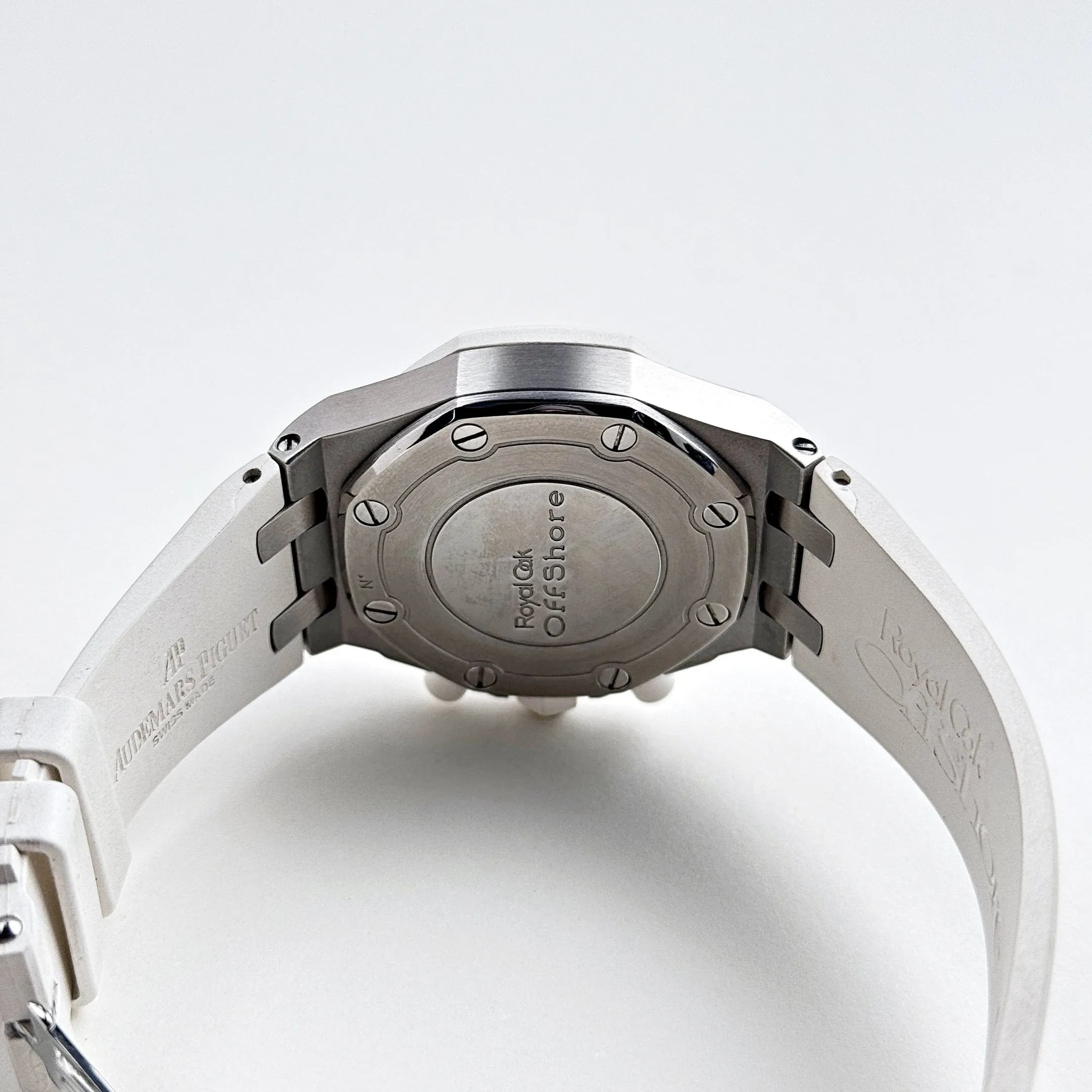 Audemars Piguet Royal Oak Offshore 26048SK.ZZ.D010CA.01 Stainless Steel White Dial Diamond Bezel