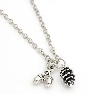 Beautiful Cute Acorn Necklaces Pendants Plants Fashion Jewelry