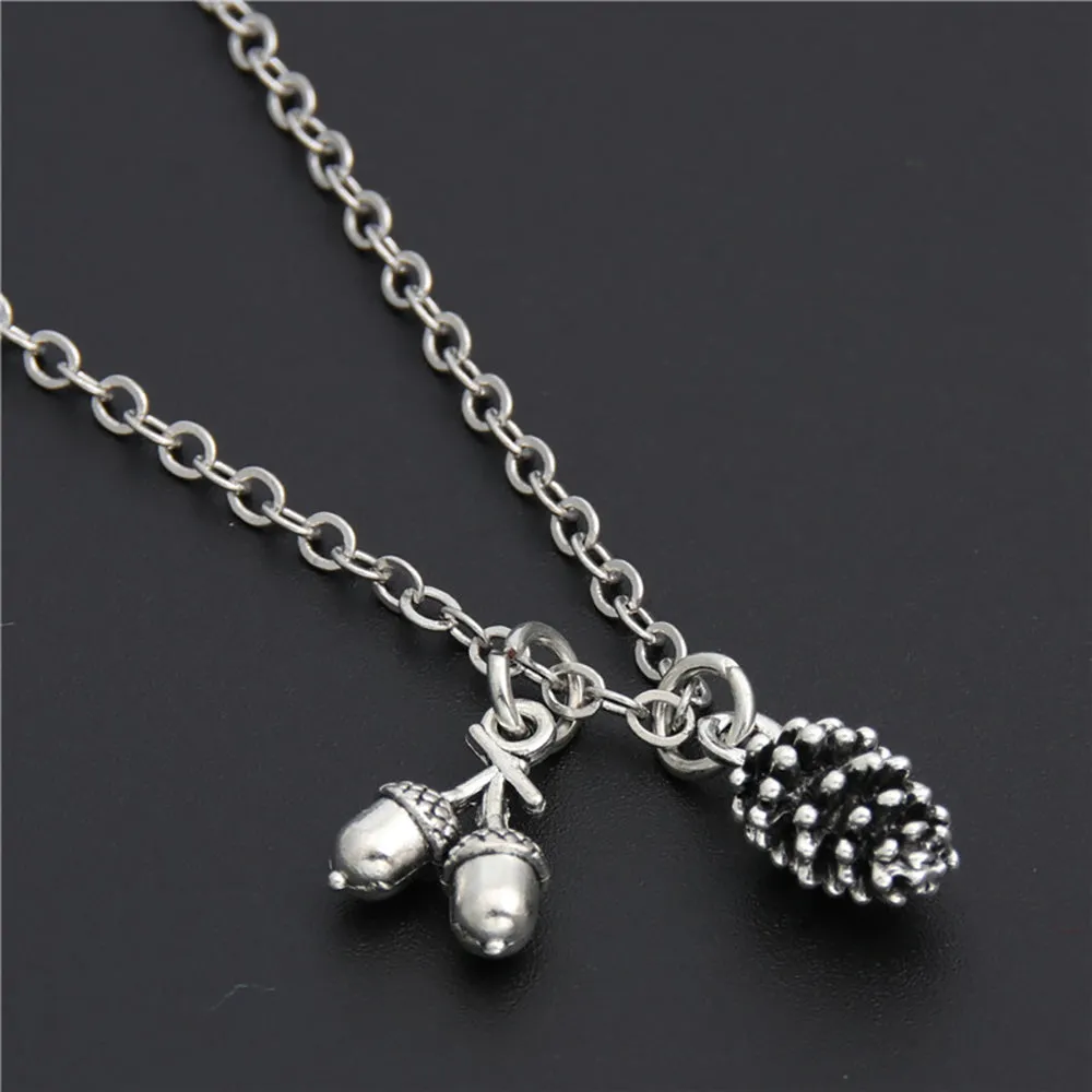 Beautiful Cute Acorn Necklaces Pendants Plants Fashion Jewelry