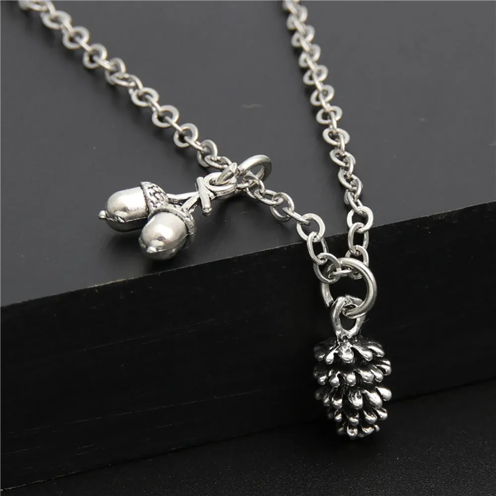 Beautiful Cute Acorn Necklaces Pendants Plants Fashion Jewelry