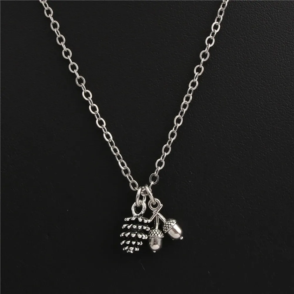 Beautiful Cute Acorn Necklaces Pendants Plants Fashion Jewelry
