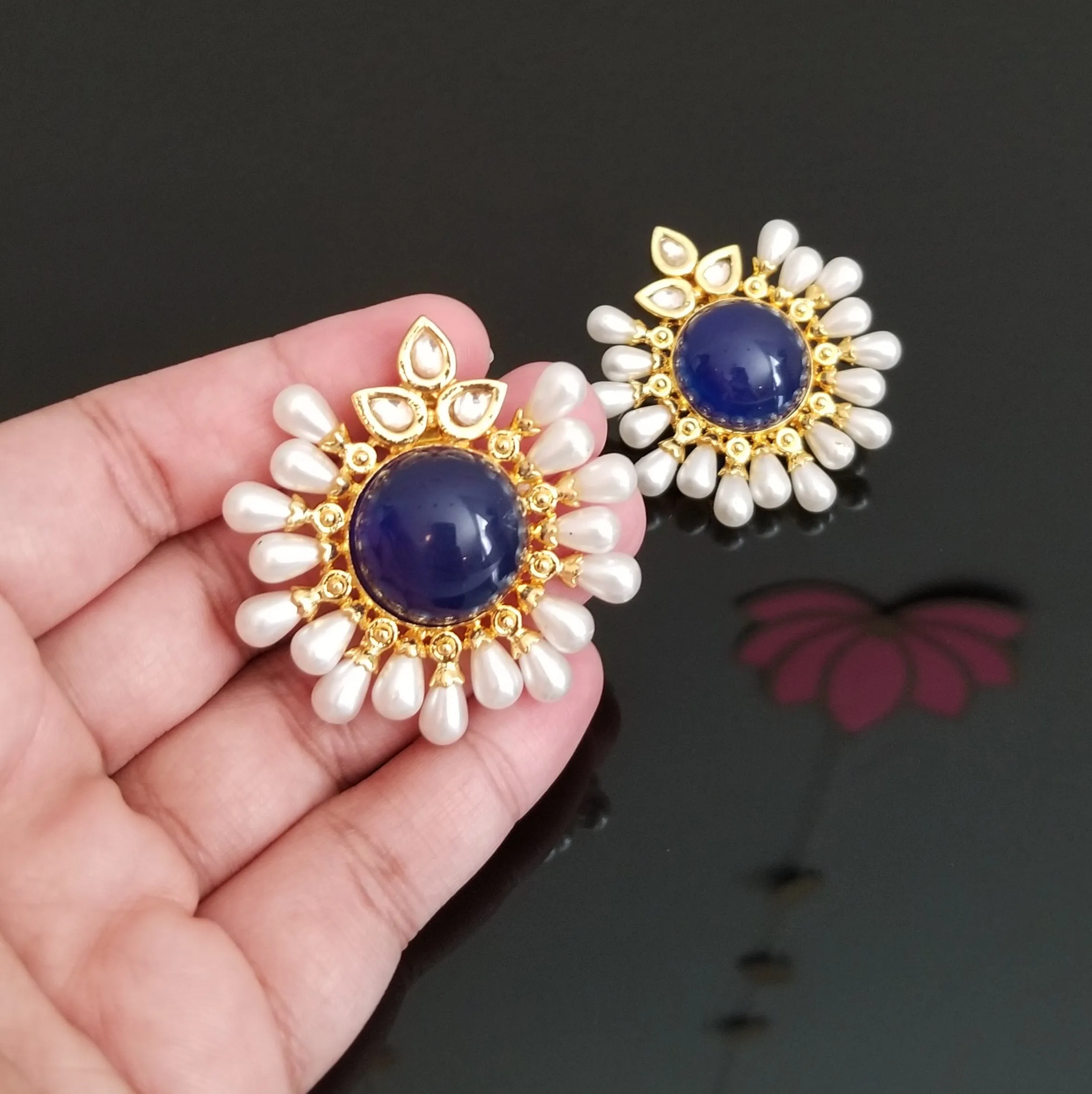 Big Pearl Statement Studs