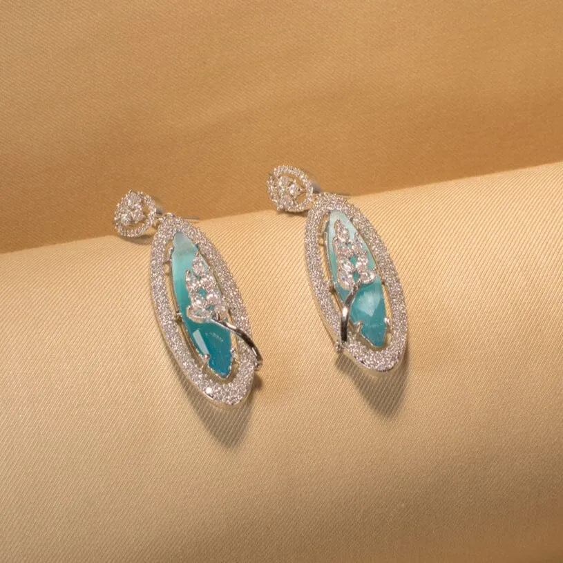 Blue Oasis Statement Earrings