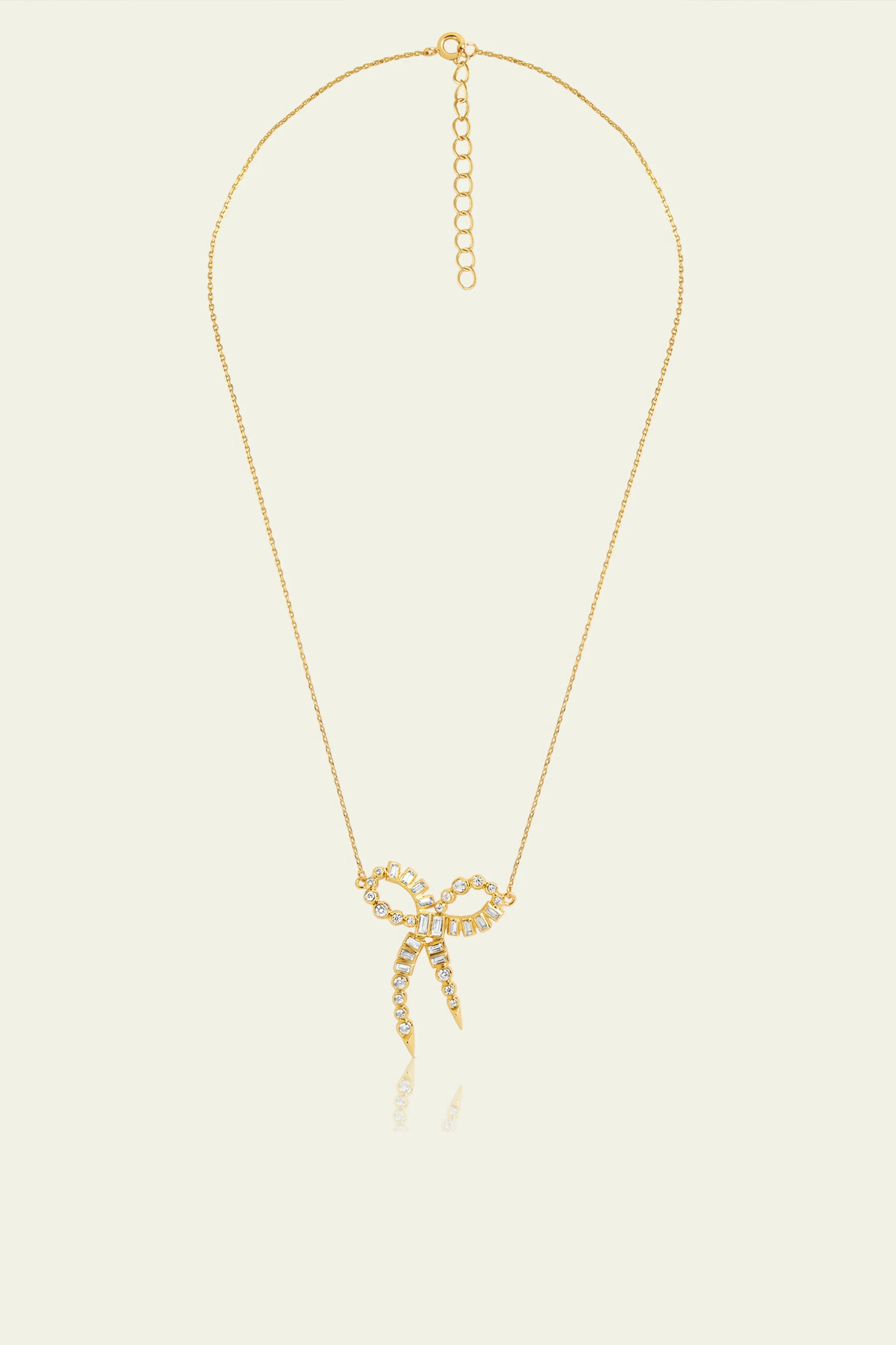 Bow Spiked Necklace
