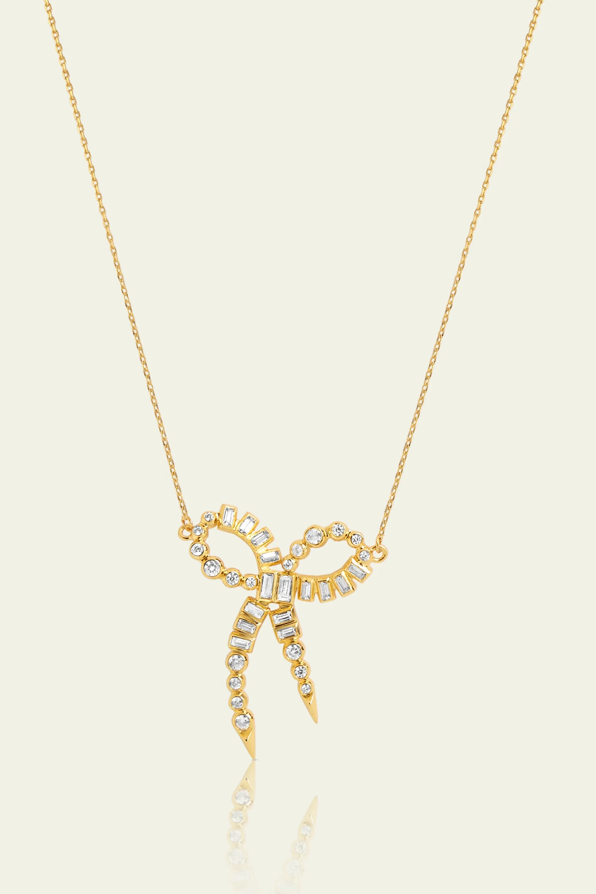 Bow Spiked Necklace