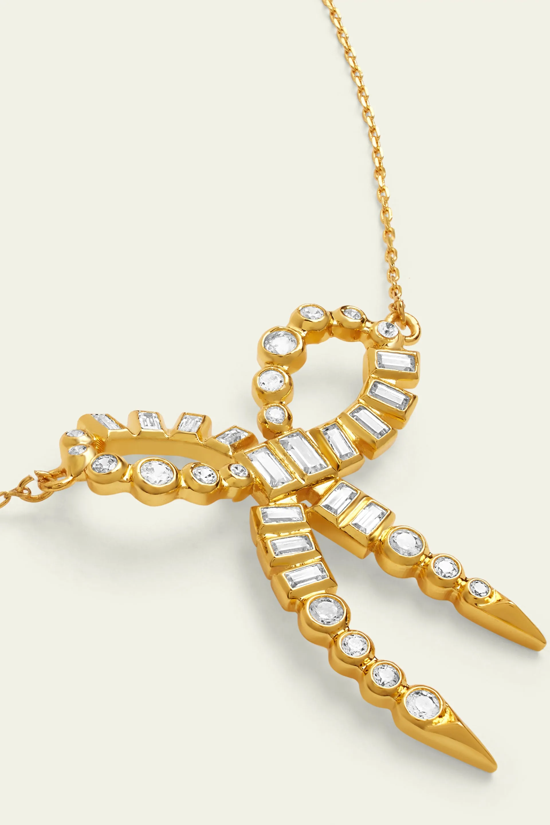 Bow Spiked Necklace