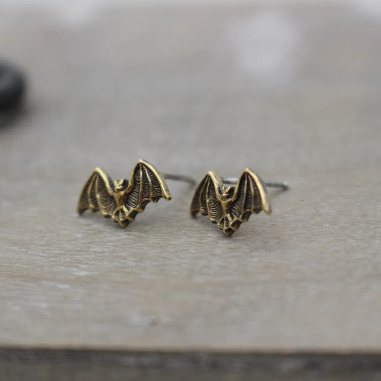 Brass Bat Studs