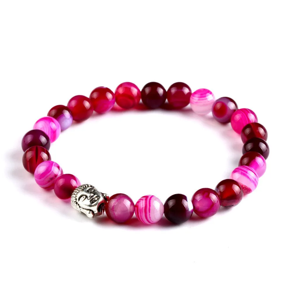 Buddha beads Bracelets Bangles Natural Stone Charm Bracelets For Women and Men Jewelry