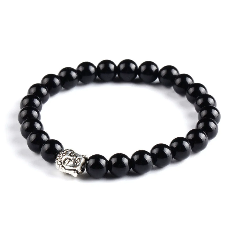 Buddha beads Bracelets Bangles Natural Stone Charm Bracelets For Women and Men Jewelry
