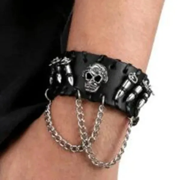 Bullets and Skull Band