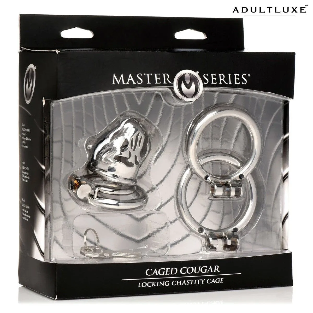 Caged Cougar Locking Chastity Cage