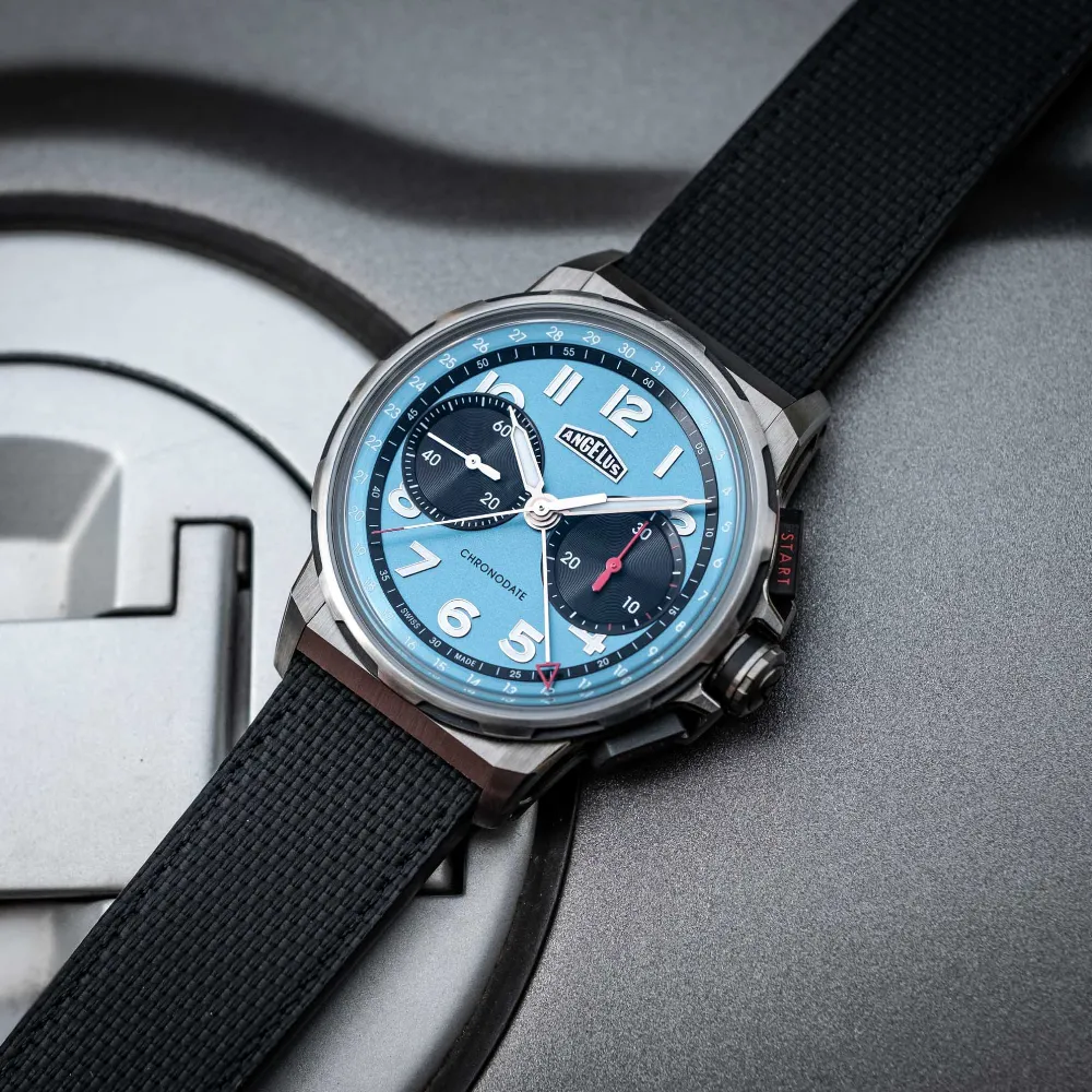 Chronodate Titanium Storm Blue