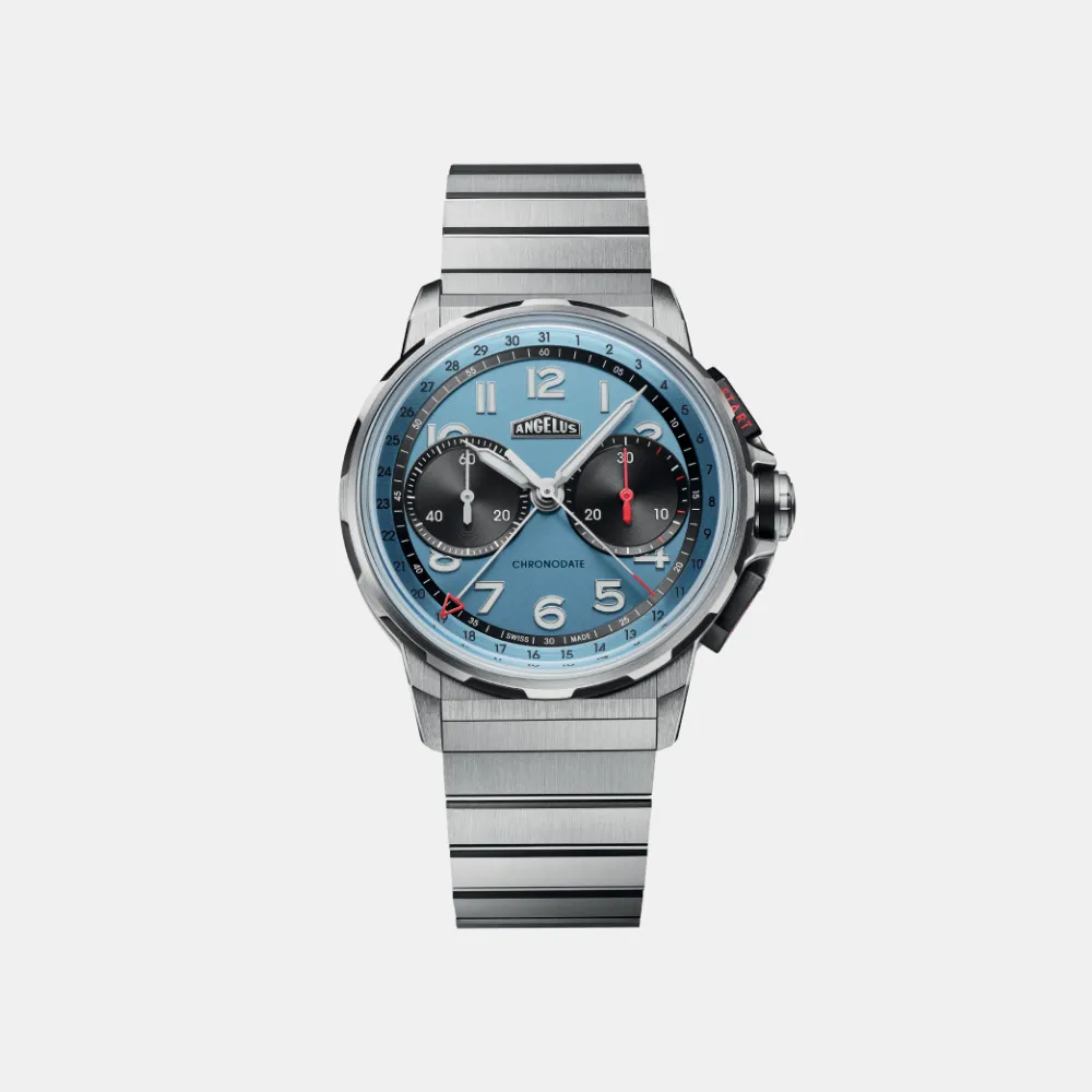 Chronodate Titanium Storm Blue