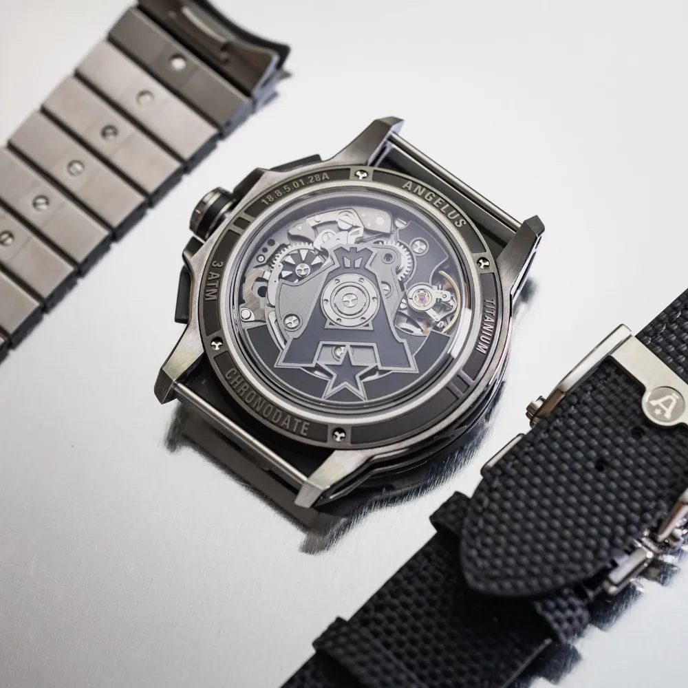 Chronodate Titanium Storm Blue