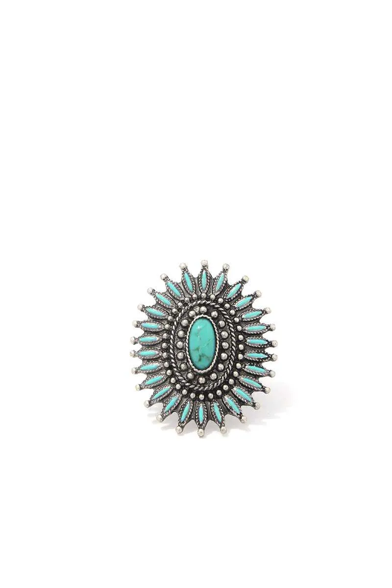 Circle Metal Cuff Ring