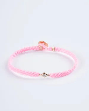 classic diamond bracelet in cadillac pink