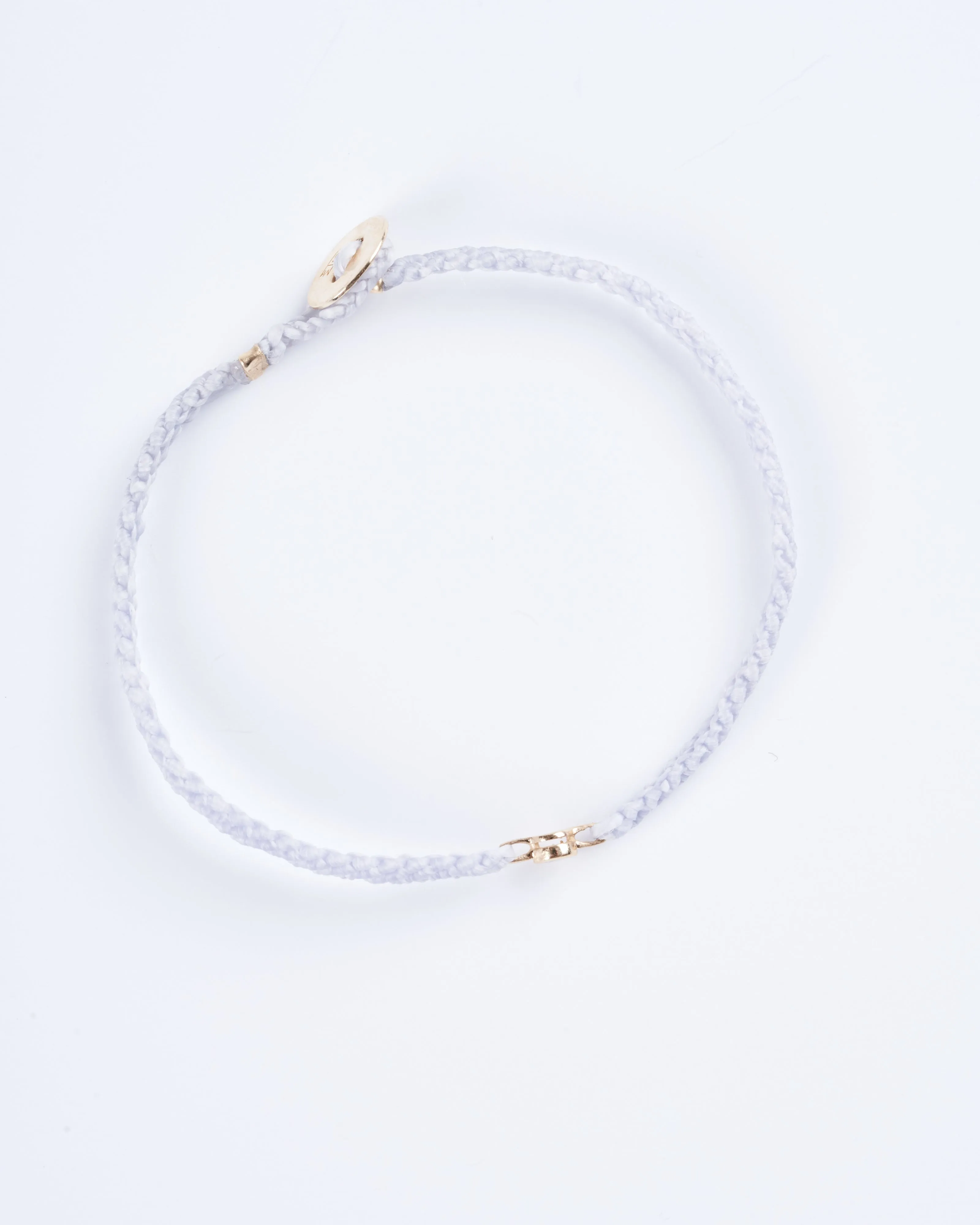 classic diamond bracelet in lavender - gold