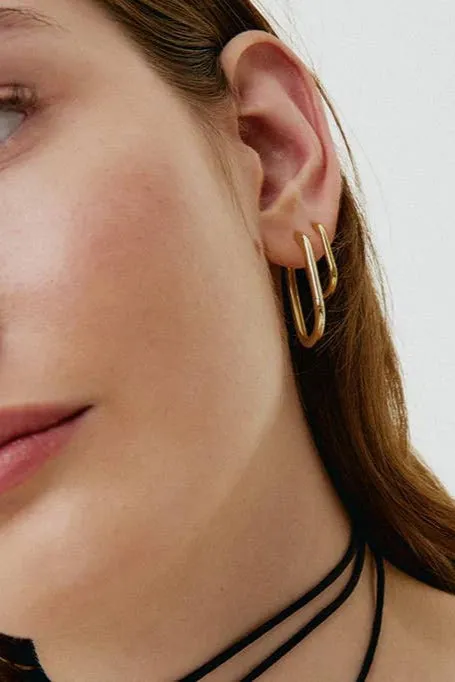 Classic Paper Clip Hoop