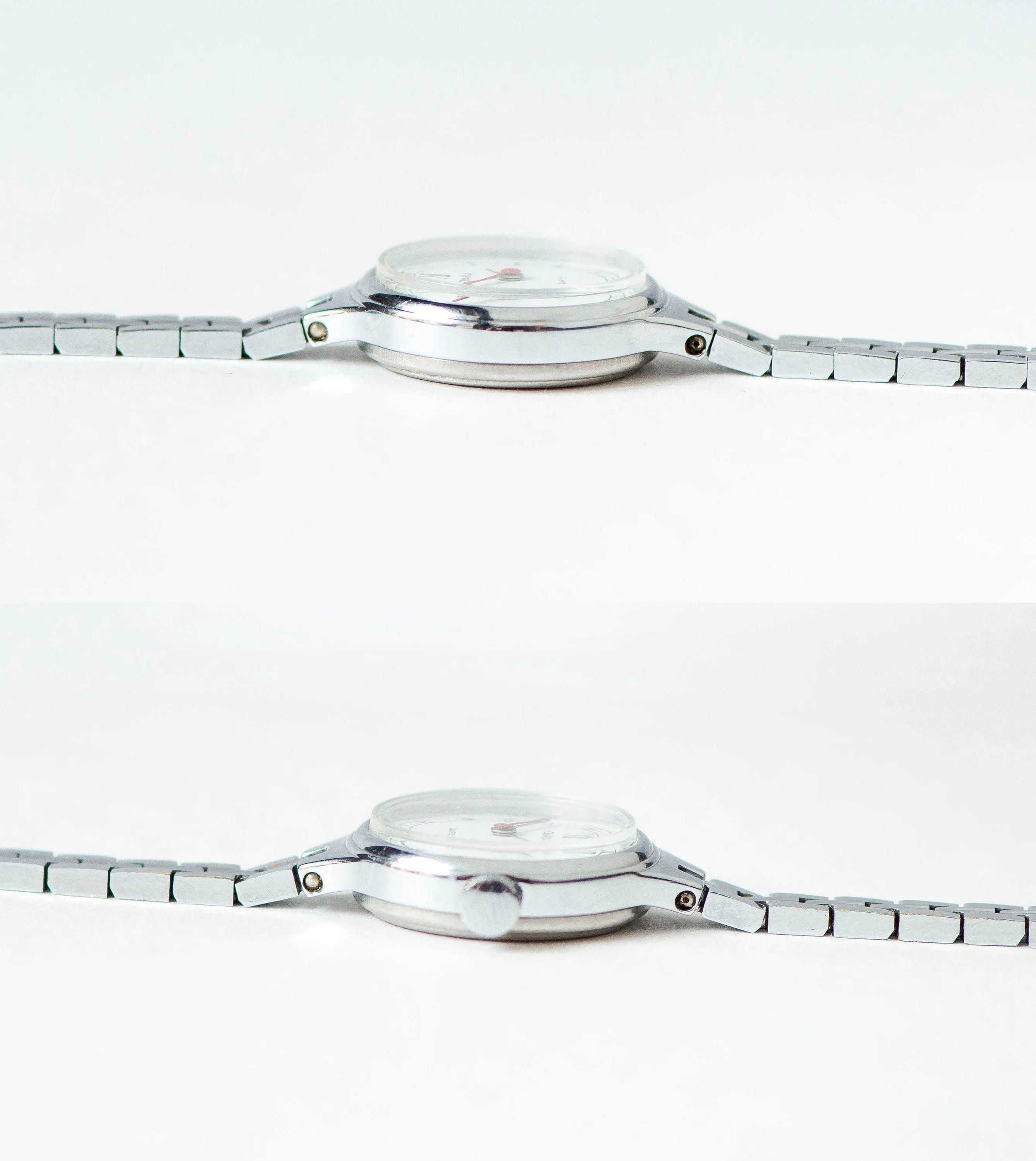 Cocktail watch for women quartz Seagull, silver shade tiny bracelet watch, oval chic lady watch gift, delicate watch tiny minimalist jewelry