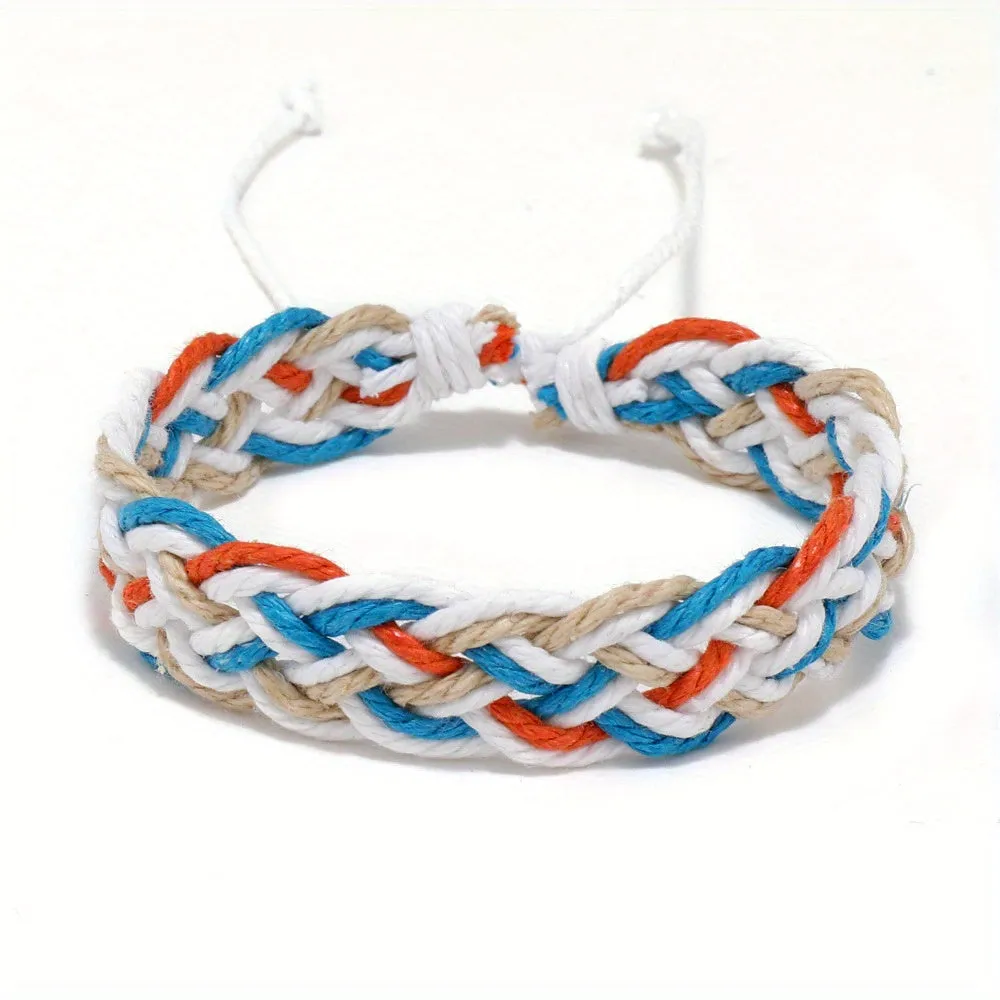 Colorful Minimalist Rope Woven Bracelet