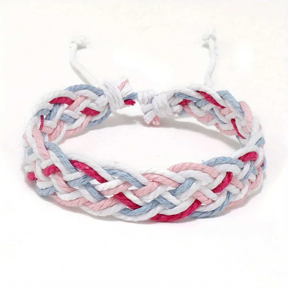 Colorful Minimalist Rope Woven Bracelet
