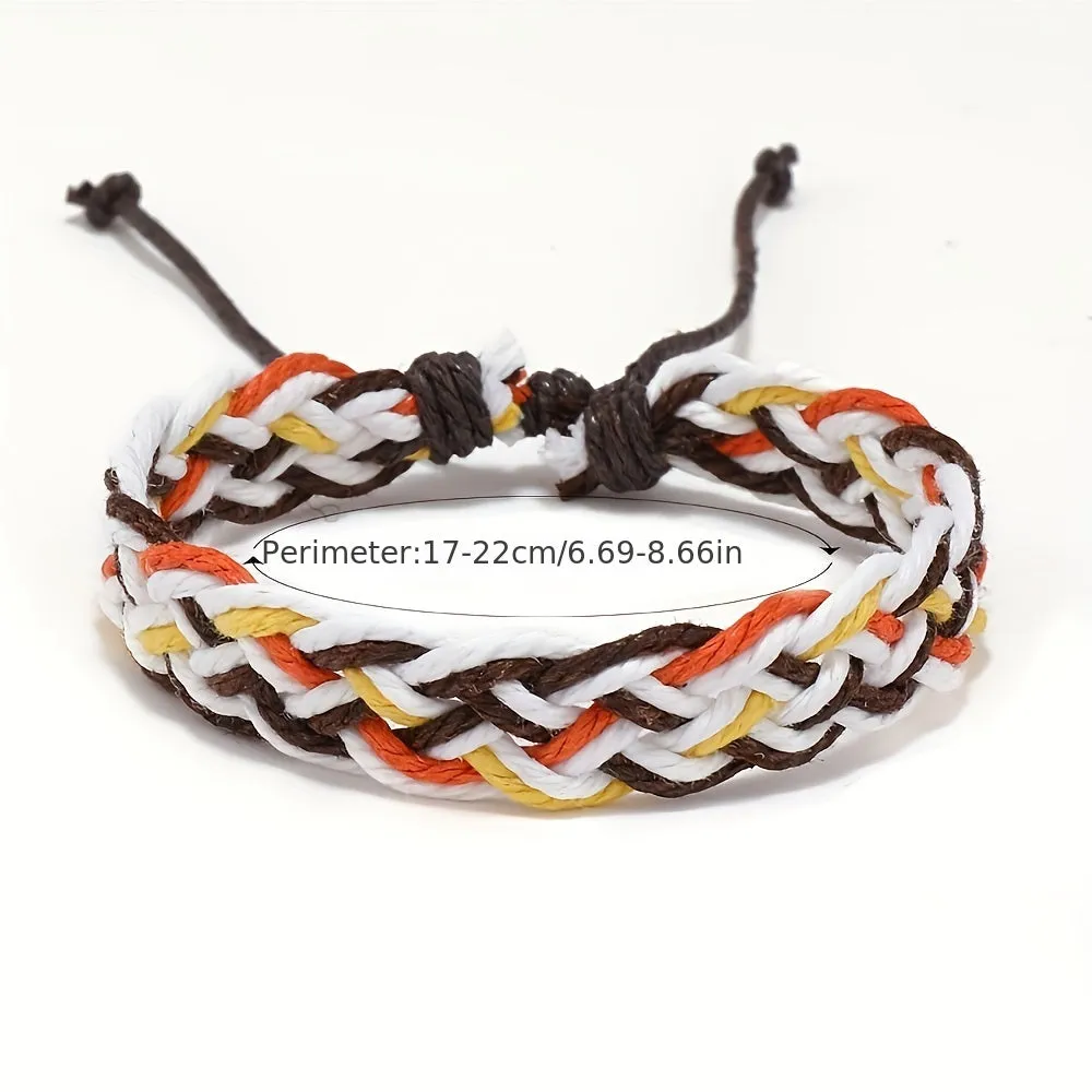 Colorful Minimalist Rope Woven Bracelet