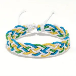 Colorful Minimalist Rope Woven Bracelet
